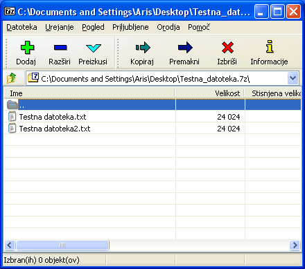 7-zip urejevalnik datotek